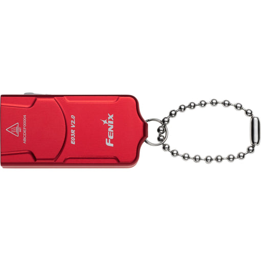 Chaveiro Supreme x Fenix "E03R Flashlight" Vermelho