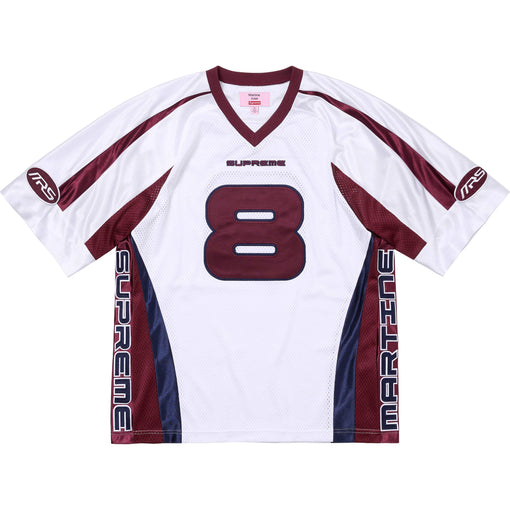 Camisa Jersey Supreme x Martine Rose "Football" Branco