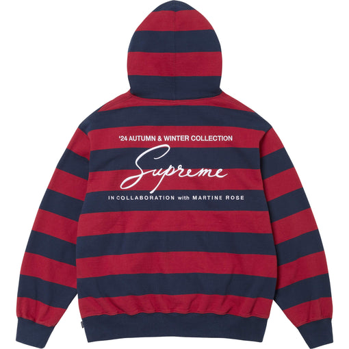 Moletom Supreme x Martine Rose "Logo Stripe Hooded" Multicolor