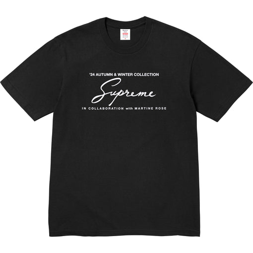 Camiseta Supreme x Martine Rose "Logo" Preto