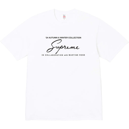 Camiseta Supreme x Martine Rose "Logo" Branco