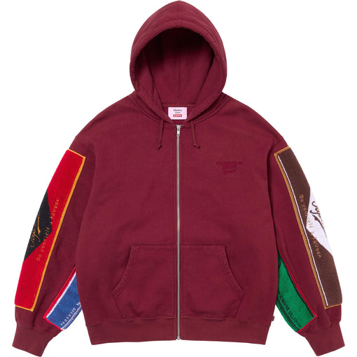 Moletom Supreme x Martine Rose "Towel Zip Up" Cardinal