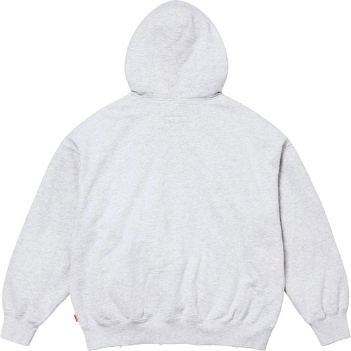 Moletom Supreme x MM6 Maison Margiela "Zip Up Hooded" Cinza