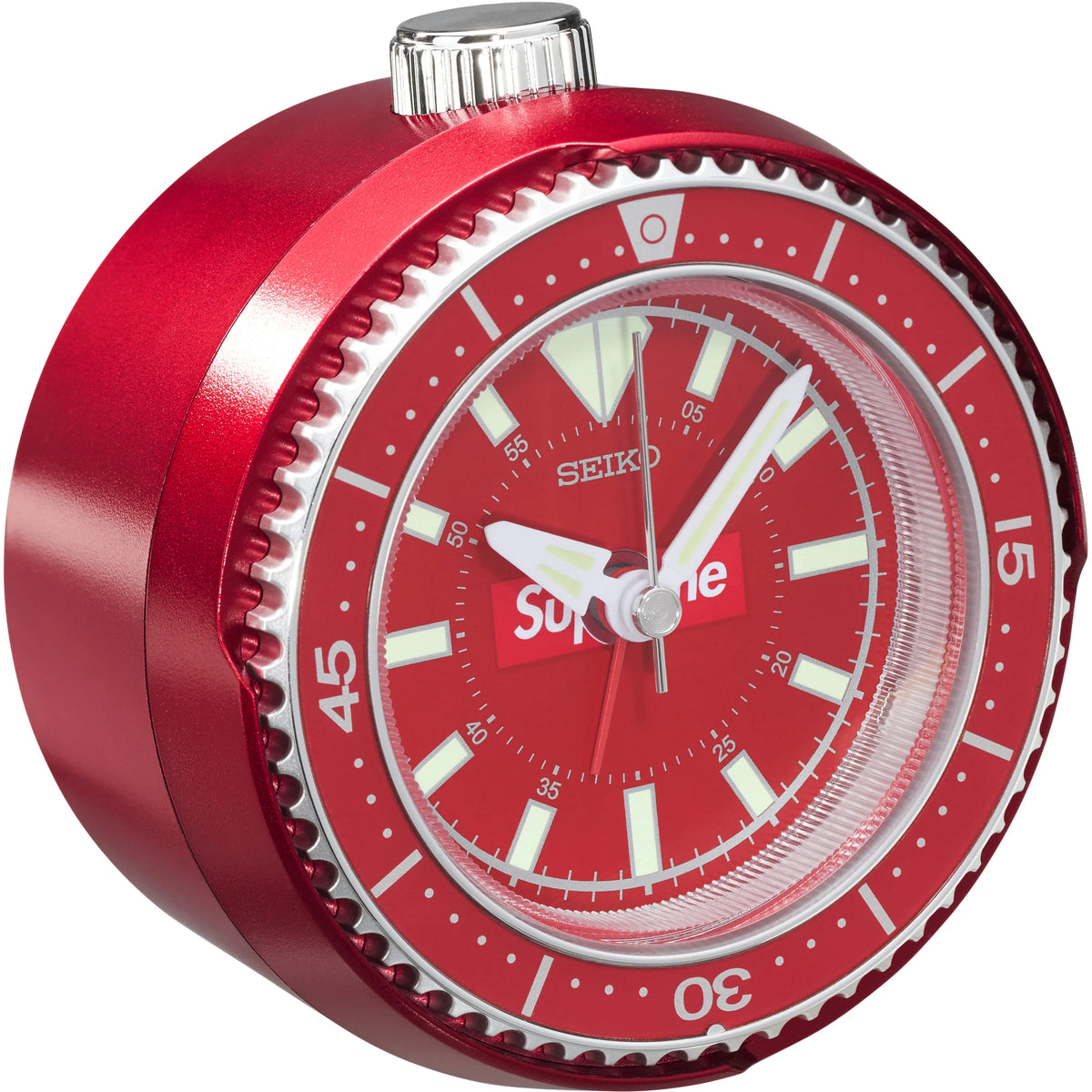 Relógio de Mesa Supreme x Seiko "Mai Alarm Clock" Vermelho