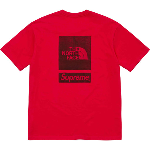 Camiseta Supreme x The North Face "Logos" Vermelho