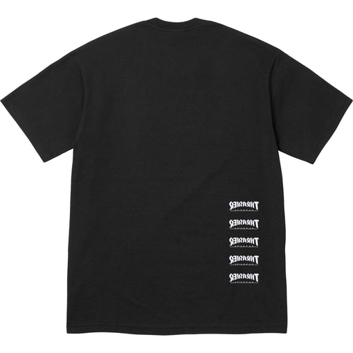 Camiseta Supreme x Thrasher "Back Tail" Preto