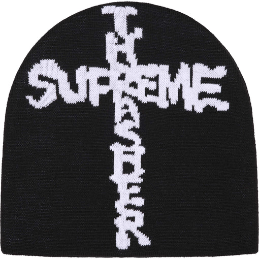 Touca Supreme x Thrasher "Cross" Preto