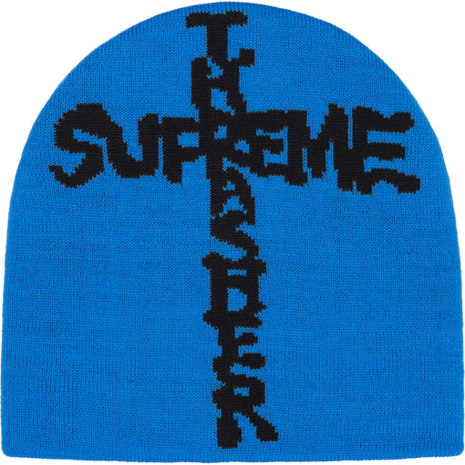 Touca Supreme x Thrasher "Cross" Azul