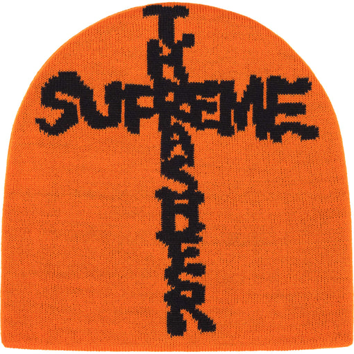 Touca Supreme x Thrasher "Cross" Laranja