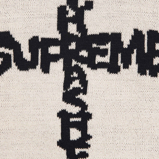 Touca Supreme x Thrasher "Cross" Creme