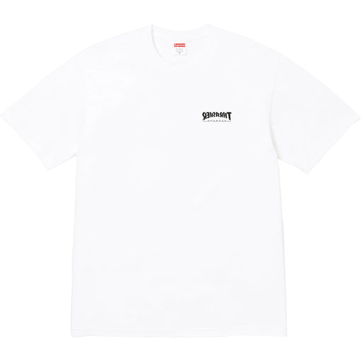 Camiseta Supreme x Thrasher "Cross" Branco