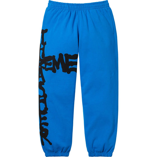 Calça Supreme x Thrasher "Sweatpant" Azul