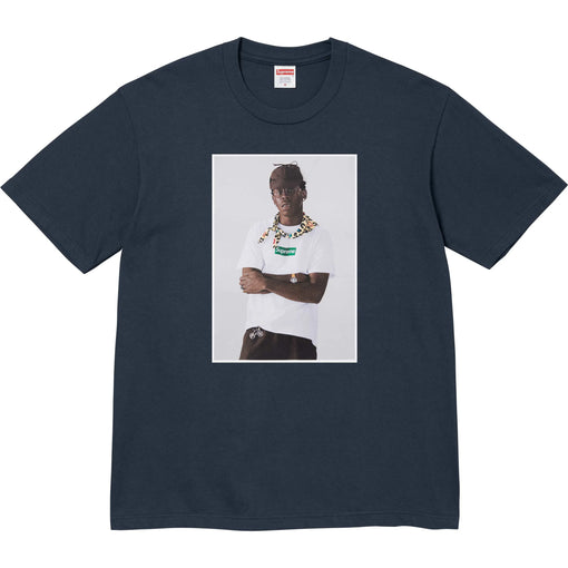 Camiseta Supreme "Tyler, The Creator" Azul Marinho