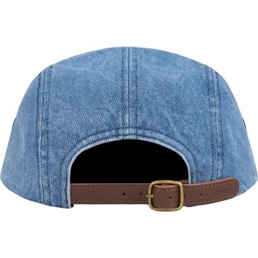 Boné 5 Panel Supreme "Washed Chino Twill" Jeans Azul