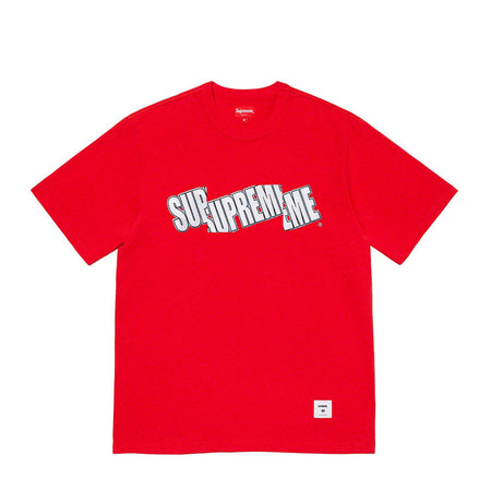 Camiseta Supreme Cut Logo S/s Top Mens Style Red