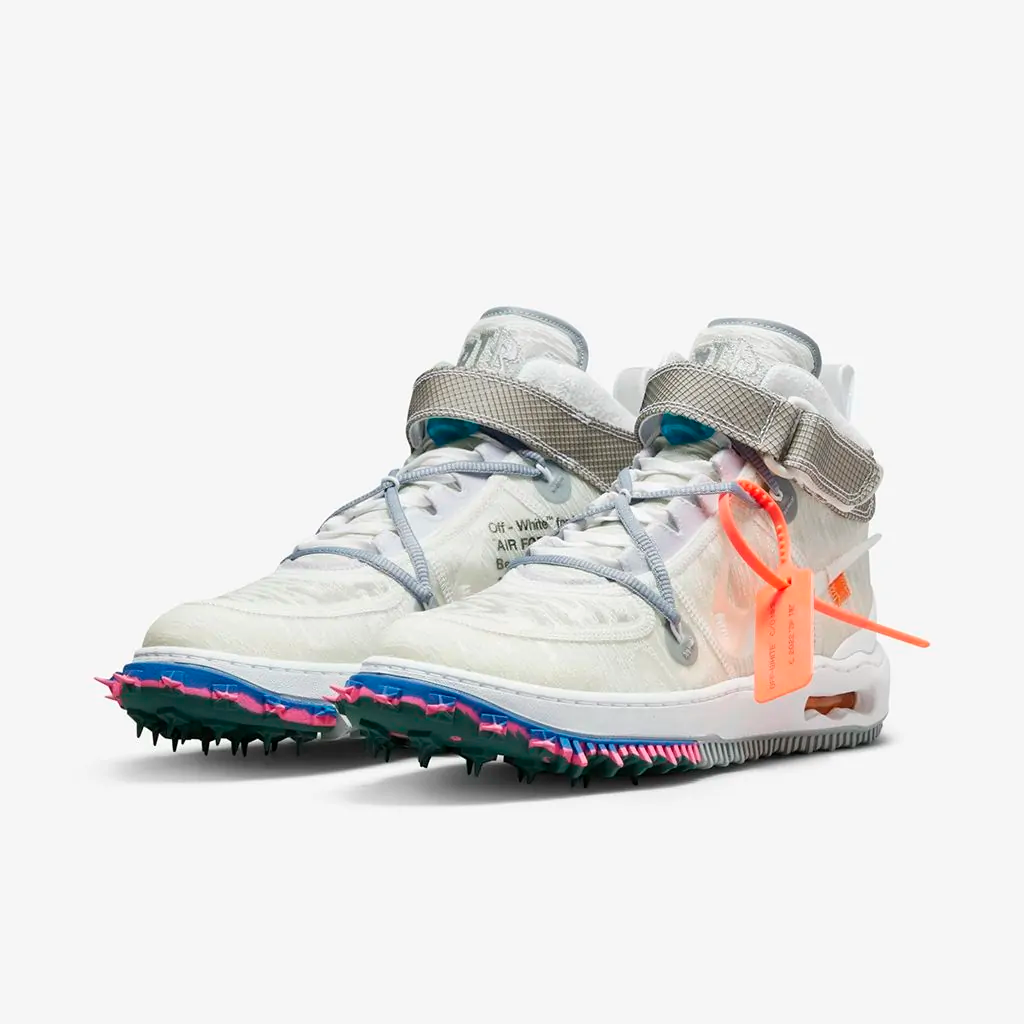 Nike off store white mid