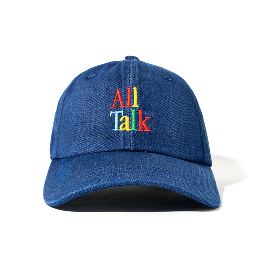 Boné 6 Panel Anti Social Social Club "Hella Texts" Azul