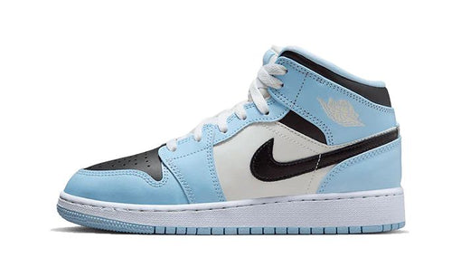 Tênis Air Jordan 1 Mid 'Ice Blue" Azul