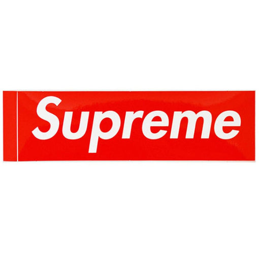 Adesivo Supreme "Box Logo" Vermelho