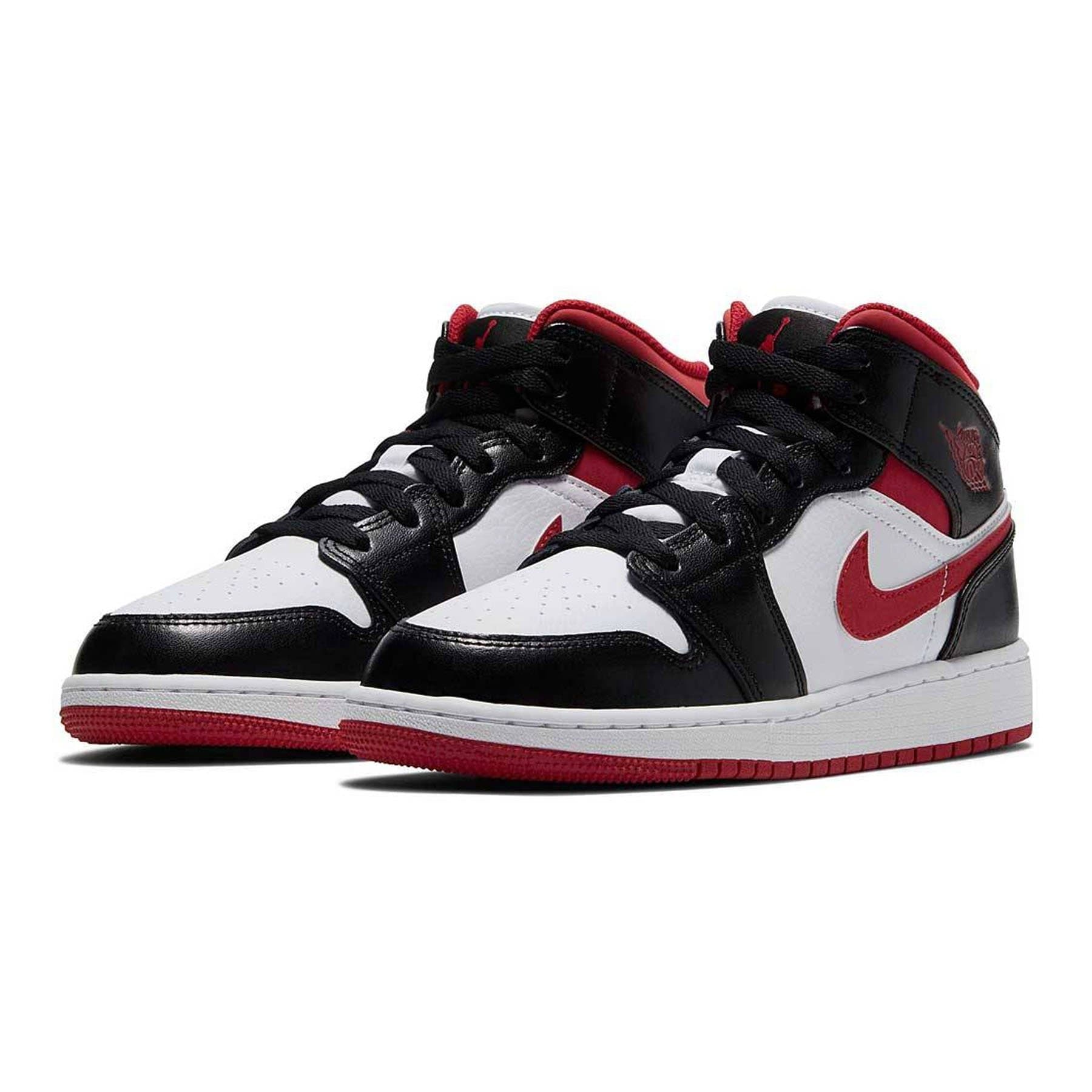 Nike air jordan 1 cheap mid gym red black