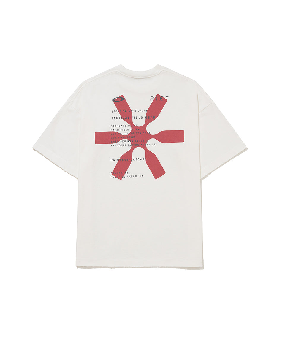 Camiseta Piet x Oakley Static Logo Branco – COP CLUB