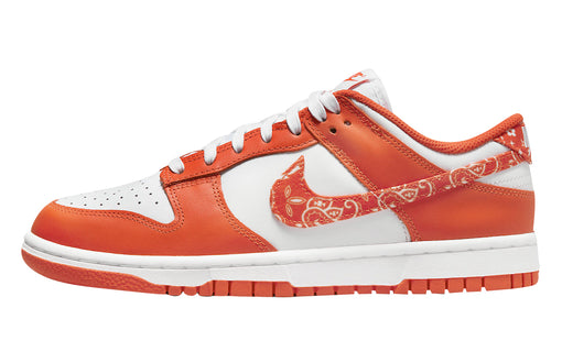 Tênis W Nike Dunk Low Ess "Paisley Pack Orange" Laranja