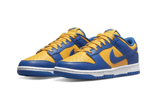 Tênis Dunk Low "UCLA" Amarelo/Azul